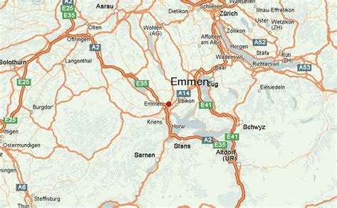 emmen schweiz|Emmen Map